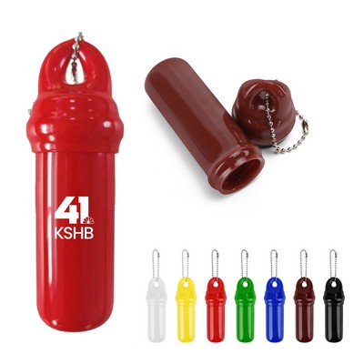 Floating Keytainer w/Beaded Ball Chain