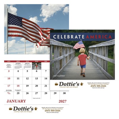 Good Value™ Celebrate America - Stapled Calendar