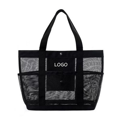 Large Beach Mesh Tote Bag