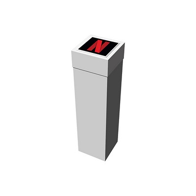 4" x 4" x 15" Deluxe White Gift Box